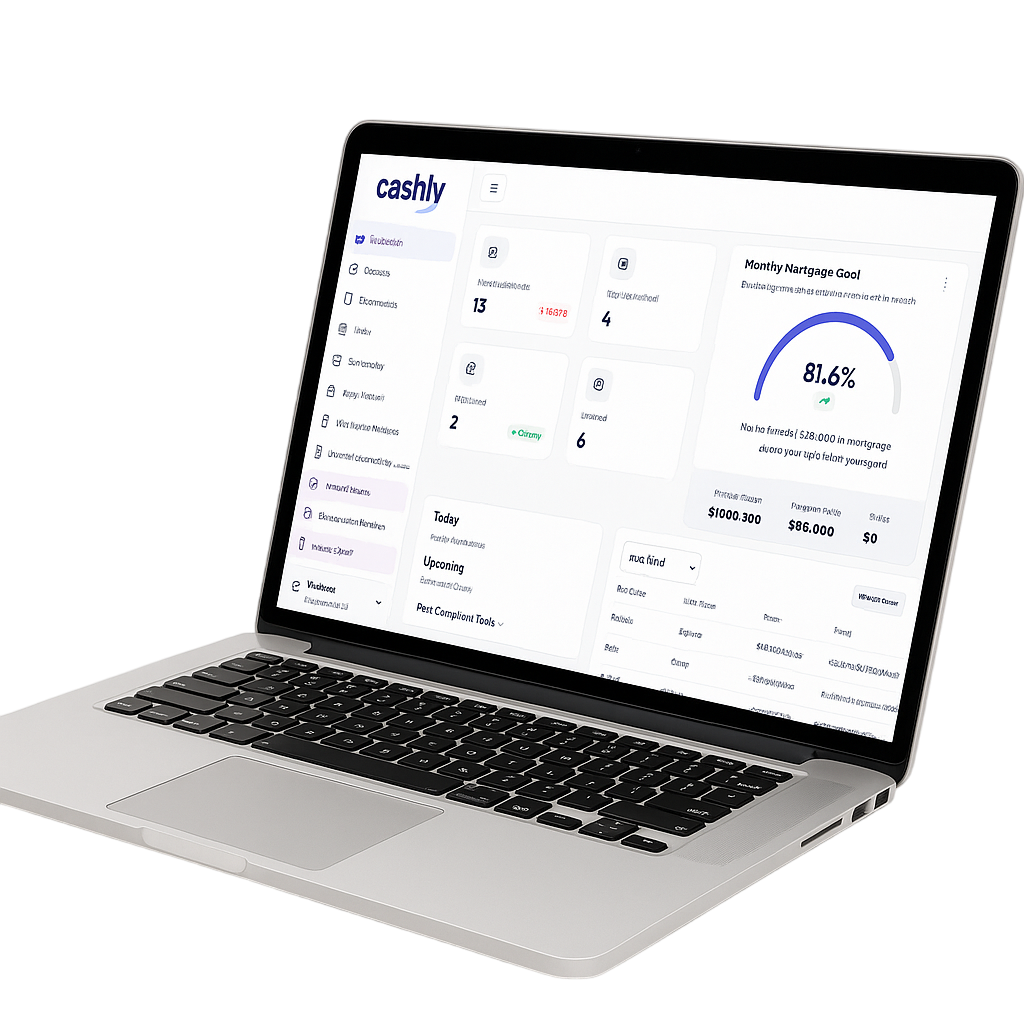 Cashly CRM dashboard